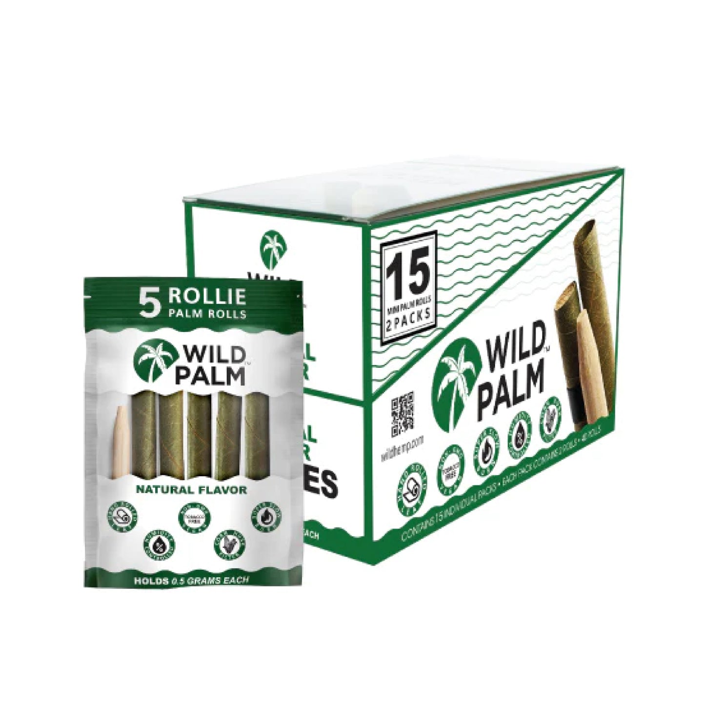Rollie Wild Palm - Rollos 5 Unidades - Cosmic 420