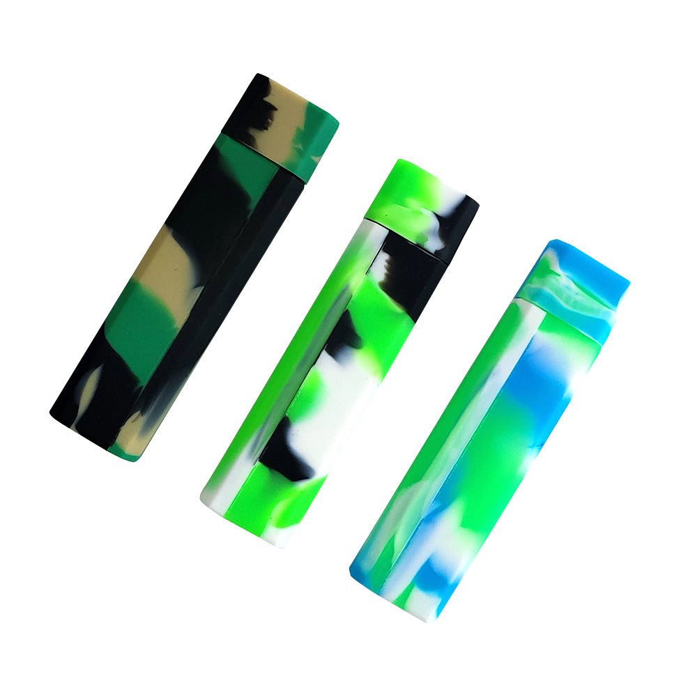 Dugout en Silicona con Glass Straw y Metal Dabber - Smoke Shop Cosmic 420