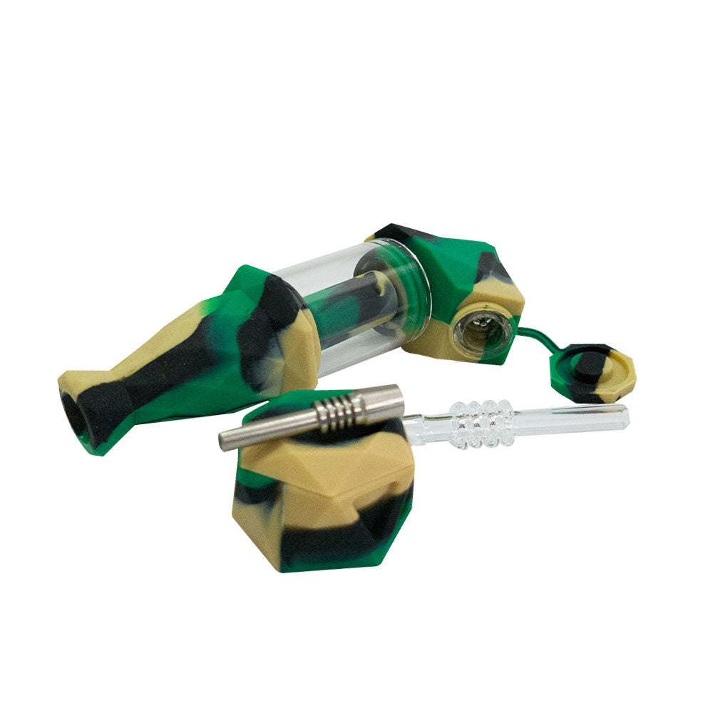 Toke Buddy - Pipa de Agua/Colector de Néctar en Silicona - Smoke Shop Cosmic 420
