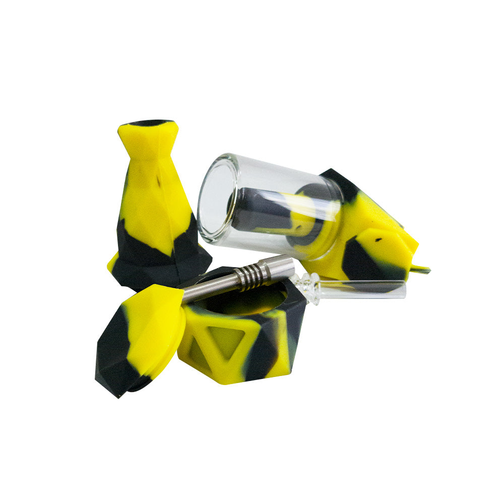 Toke Buddy - Pipa de Agua/Colector de Néctar en Silicona - Smoke Shop Cosmic 420