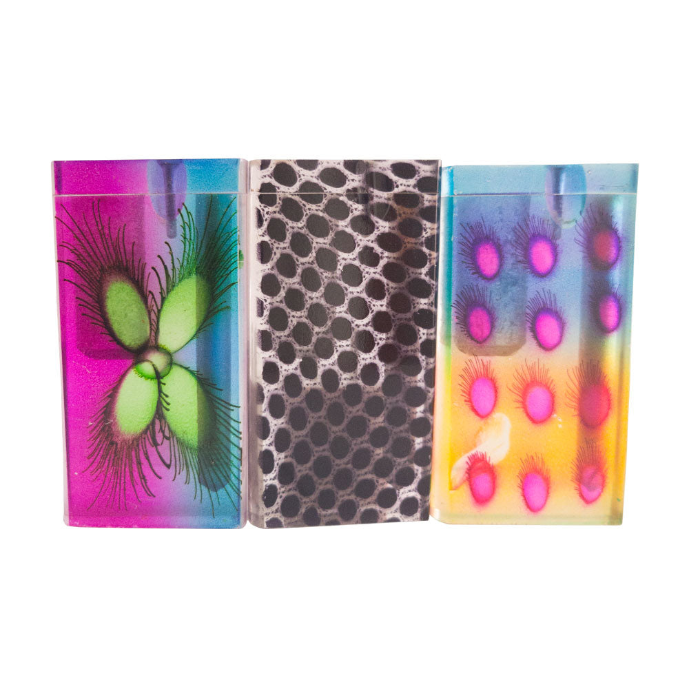 Acrylic Dugout With One Hitter - Smoke Shop Cosmic 420
