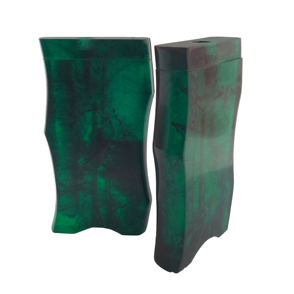 Marble Pattern Dugout With One Hitter - Smoke Shop Cosmic 420