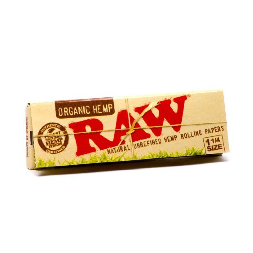 RAW Organic Hemp Rolling Papers - 1-1/4'' Pulgadas - Smoke Shop