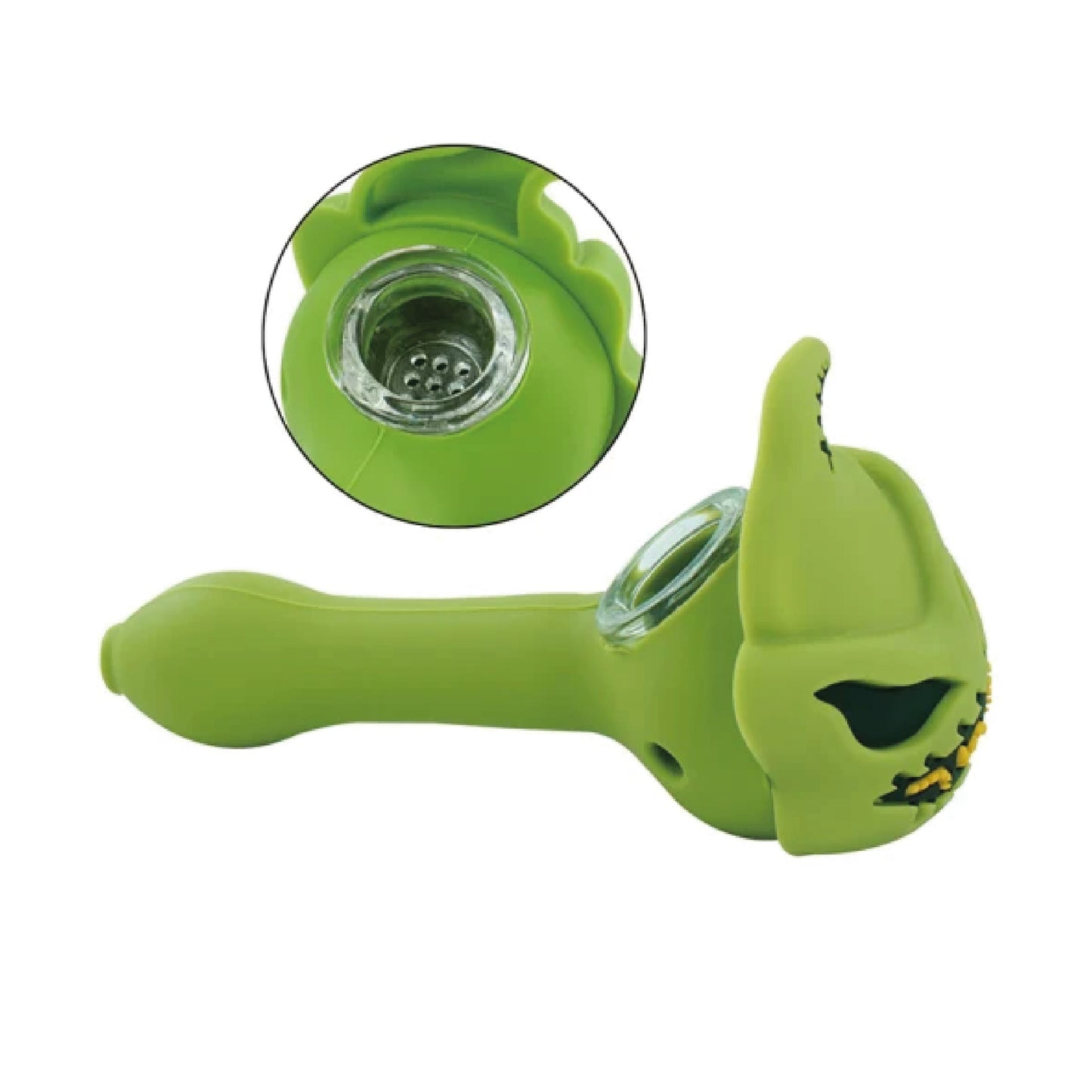 Silicone Oogie Boogie Man Hand Pipe 1PC
