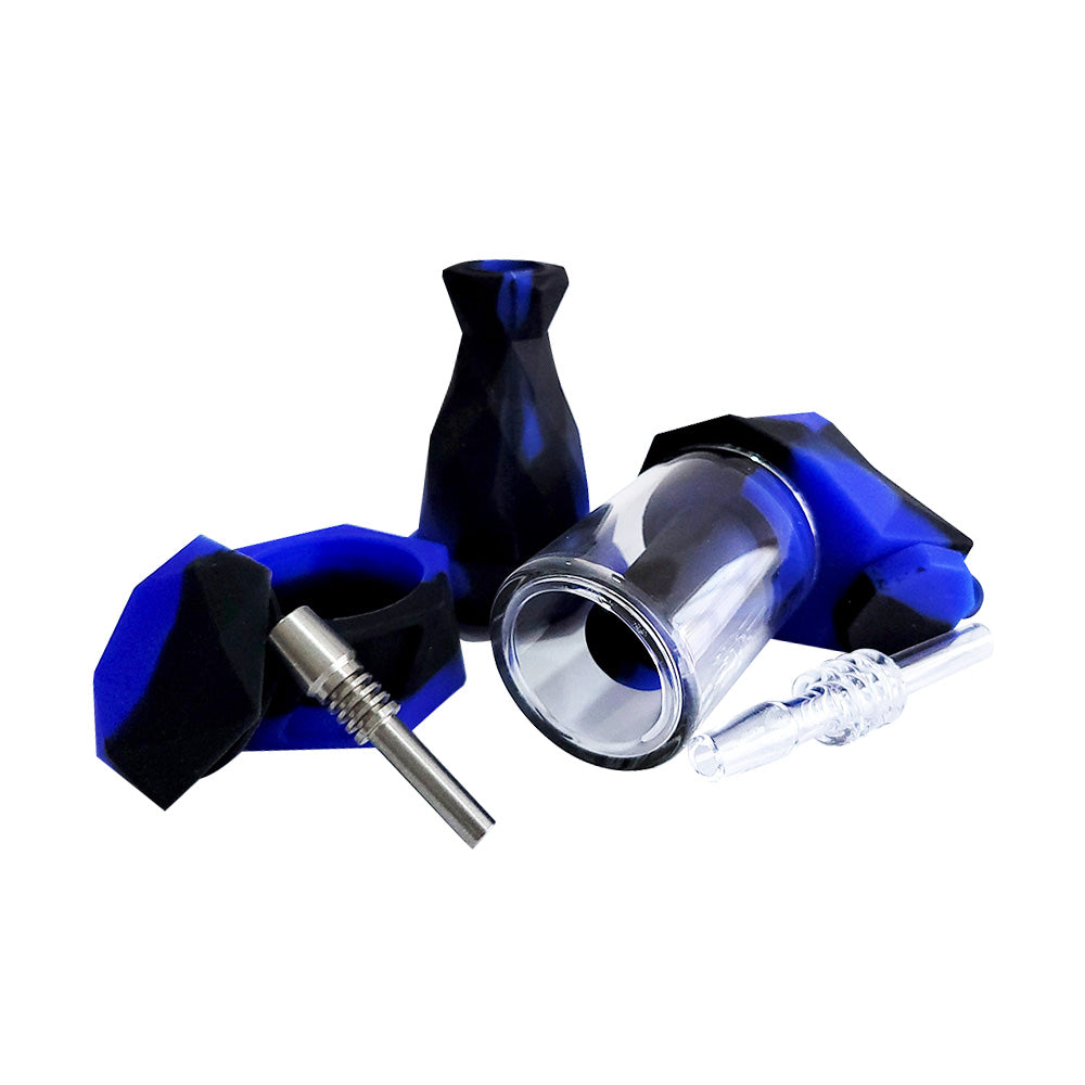 Toke Buddy - Pipa de Agua/Colector de Néctar en Silicona - Smoke Shop Cosmic 420