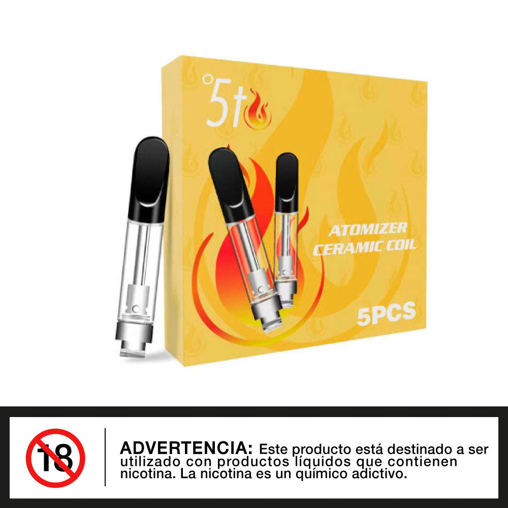 5to cCell 510 1ml Cartridge 5 Pack - Smoke Shop Cosmic 420