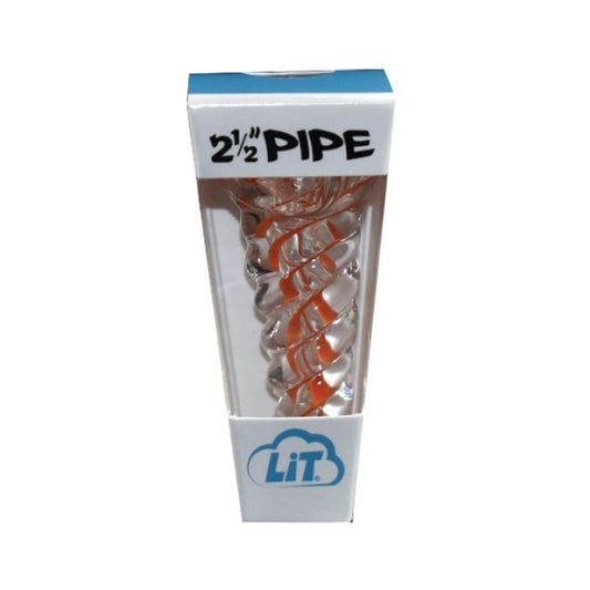 Lit Pipes 2.5" Glass Pipe - Smoke Shop Cosmic 420