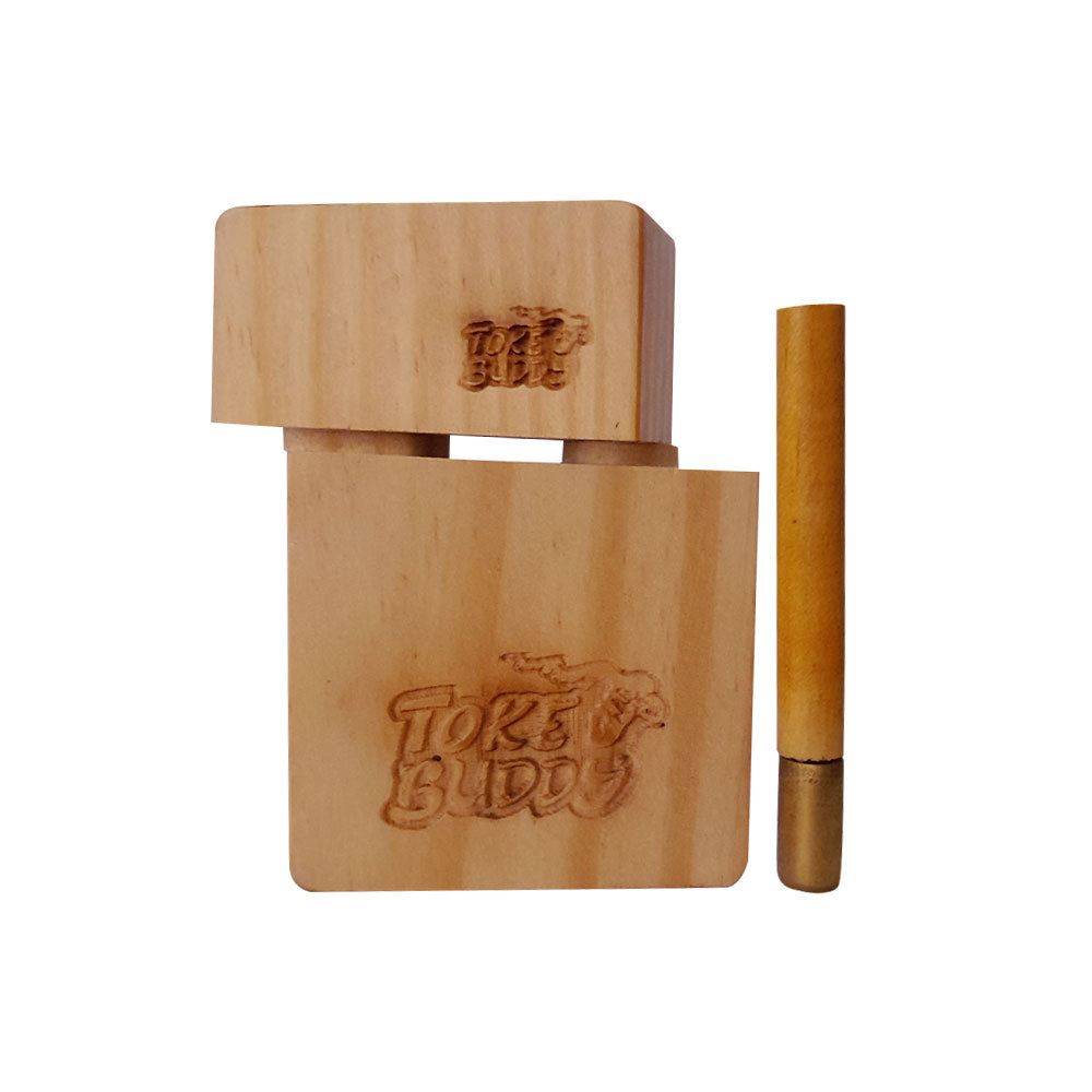3.5'' Pulgadas Toke Buddy Magnetic Wooden Dugouts - Smoke Shop Cosmic 420